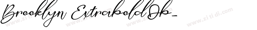 Brooklyn ExtraboldOb字体转换
